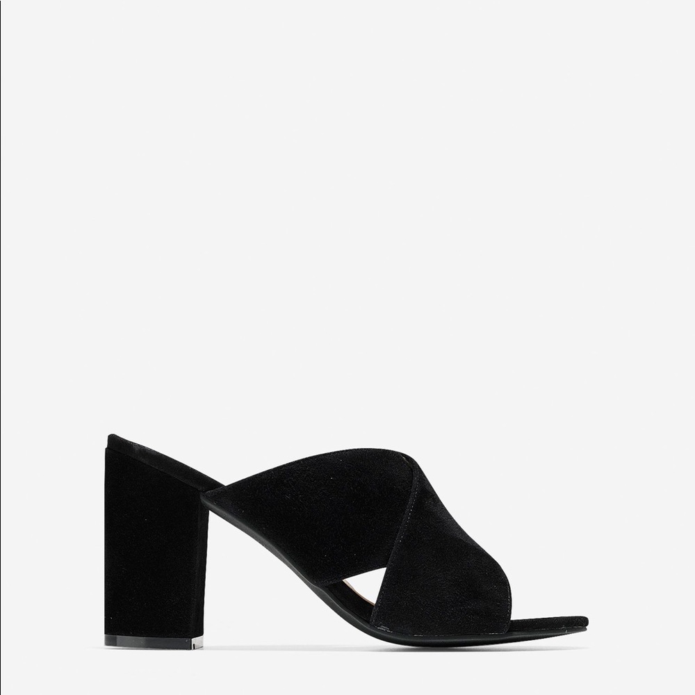 Cole Haan Size 6 Black Suede Sandal